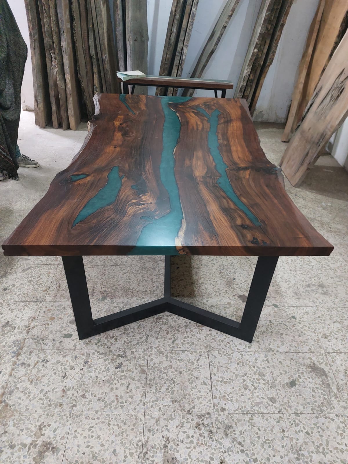 Custom metal tables